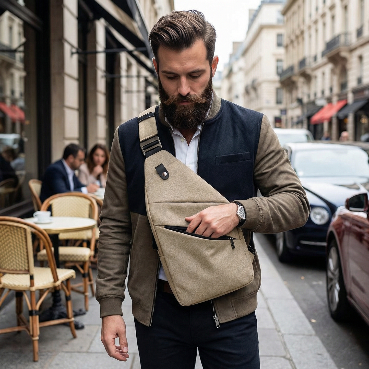 Anti-Theft Designer Crossbody Bag