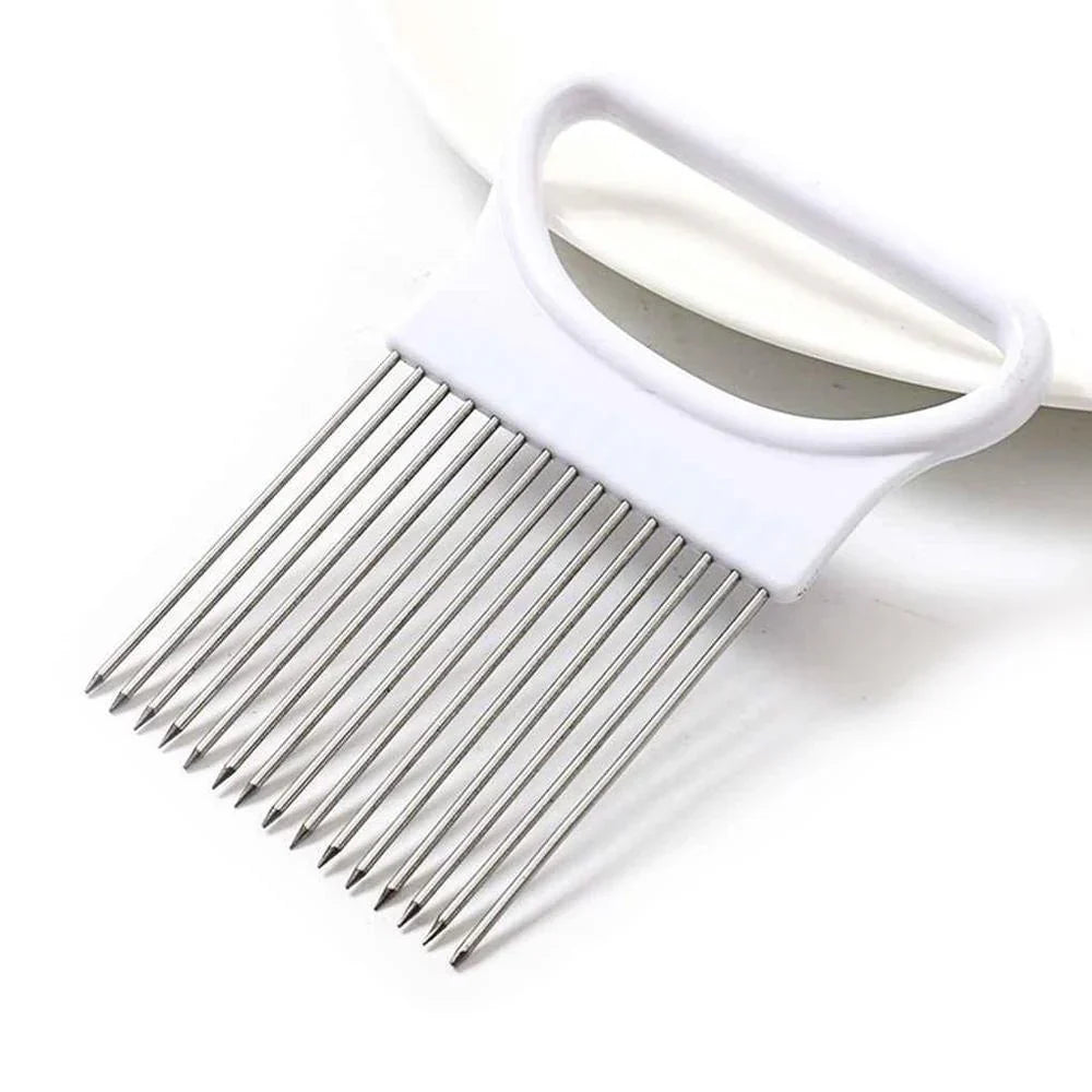 Proslice - Stainless Steel Onion Holder for Safe and Precise Slicing