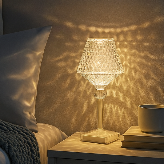 Elegant Crystal Lamp for the Table