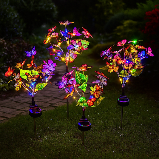 Solar Butterfly Lights for the Garden