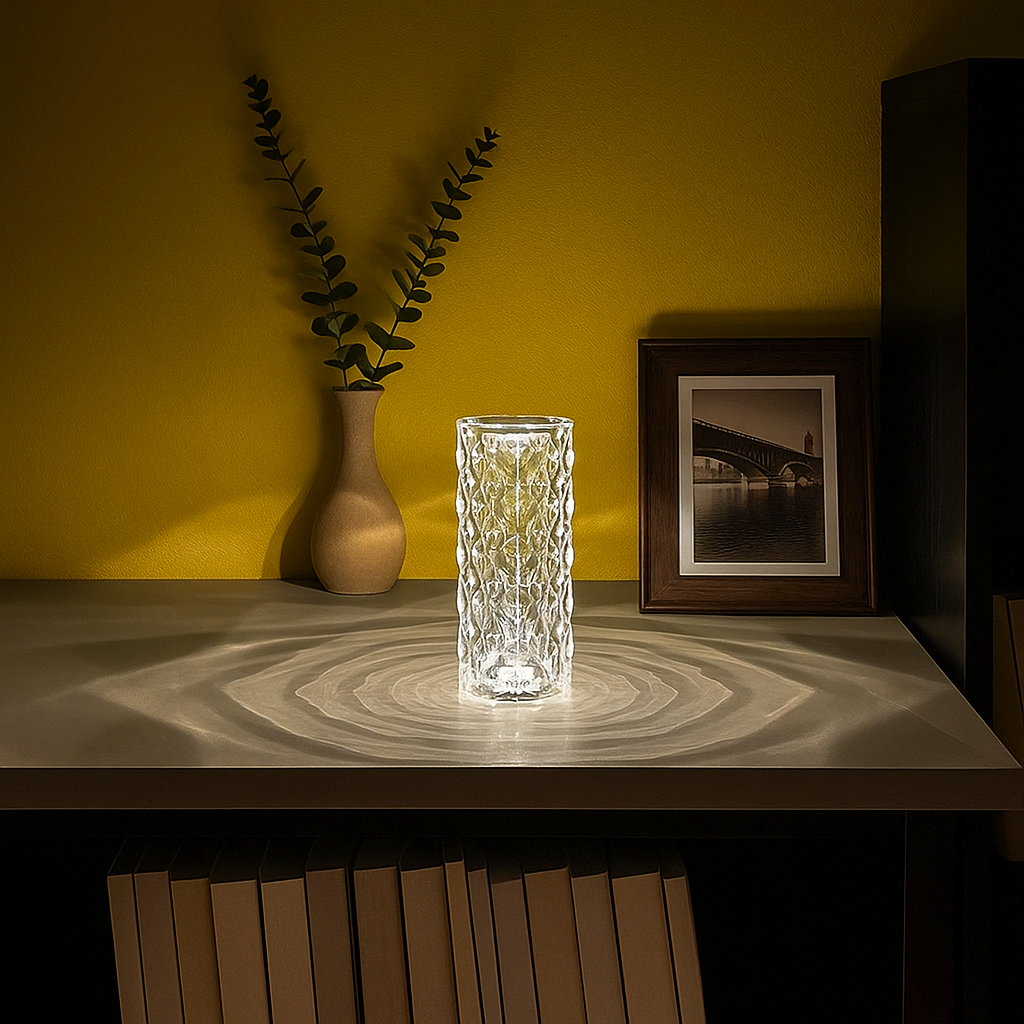 Romantic Crystal Table Lamp - Elegance and Style for Your Home