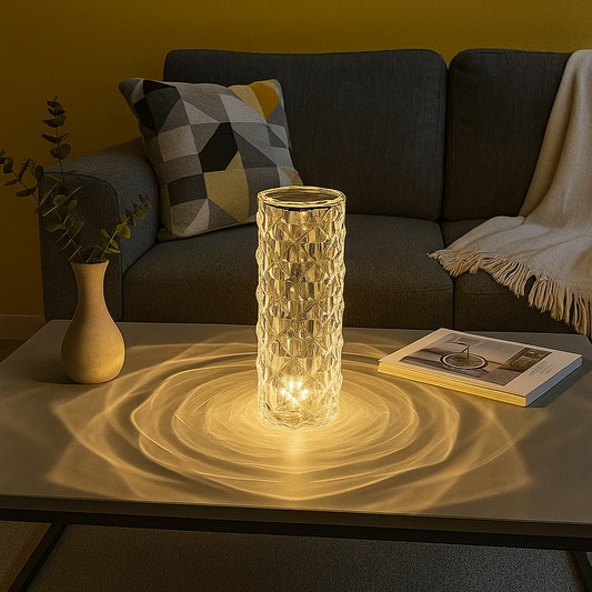 Romantic Crystal Table Lamp - Elegance and Style for Your Home