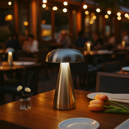 Metal Mushroom Light