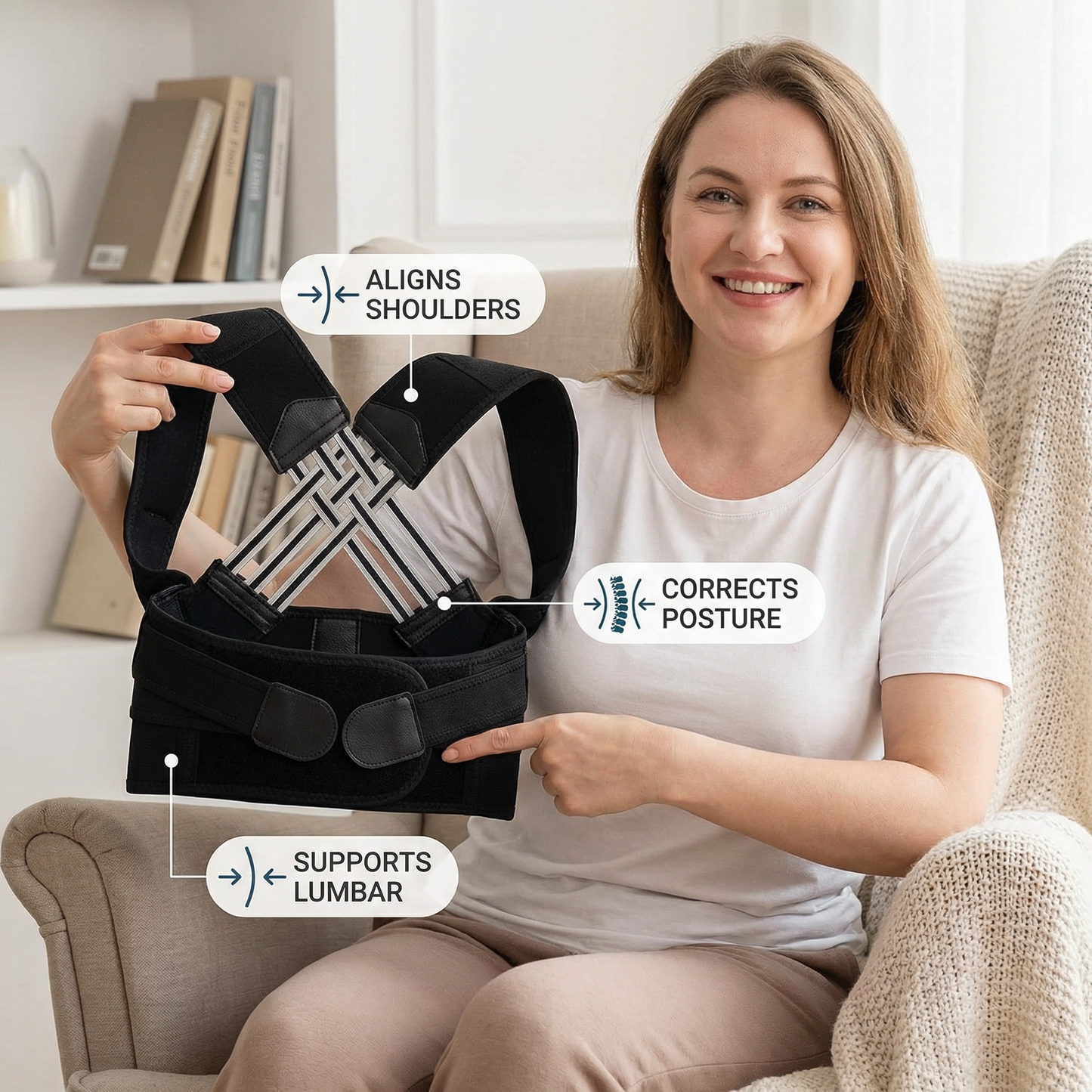 Comfortable Back Posture Corrector Belt
