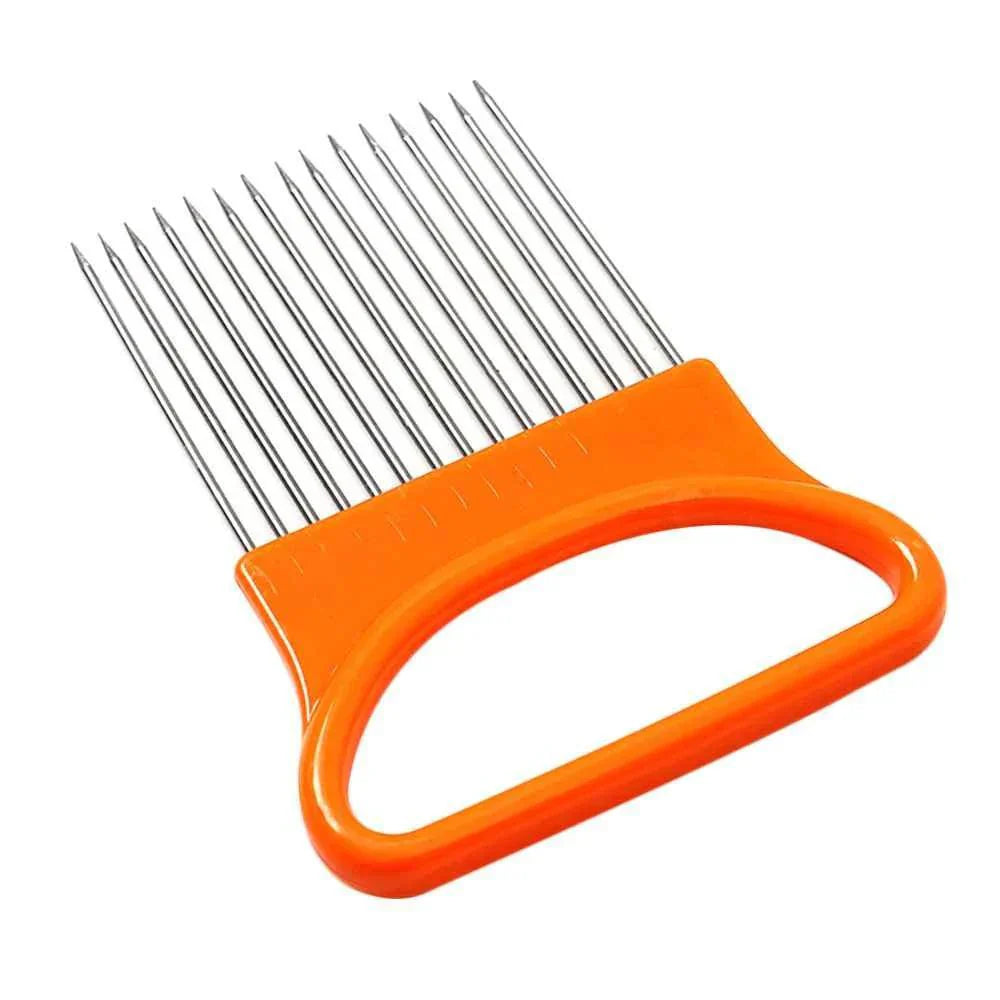 Proslice - Stainless Steel Onion Holder for Safe and Precise Slicing
