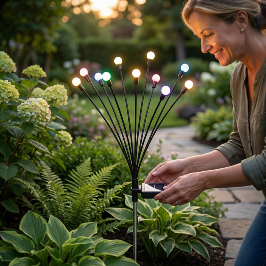 Solar Firefly Garden Lights