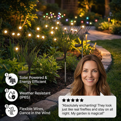 Solar Firefly Garden Lights