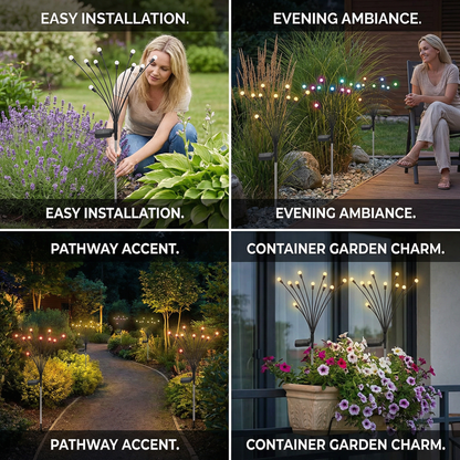 Solar Firefly Garden Lights