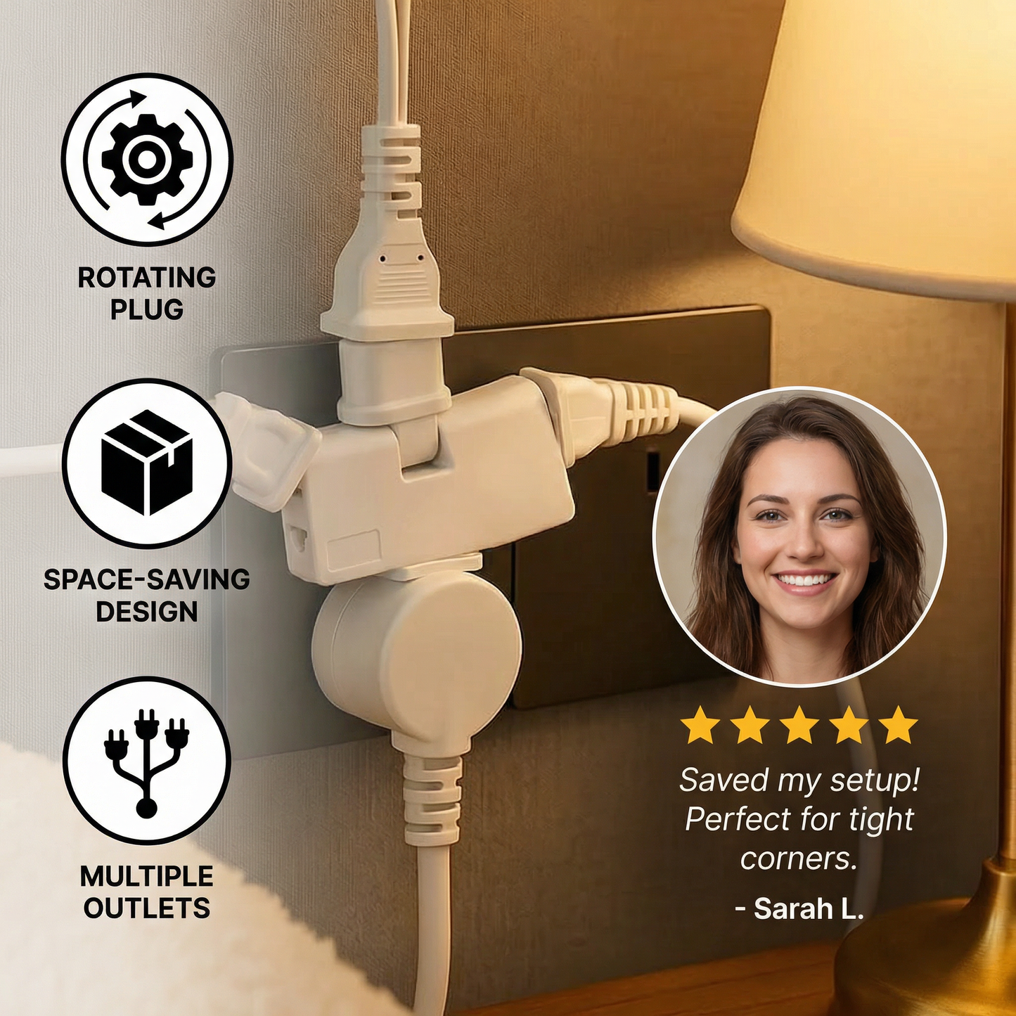 Multiple Angle Power Socket – A Practical Solution for Tight Spaces