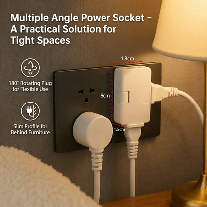 Multiple Angle Power Socket – A Practical Solution for Tight Spaces