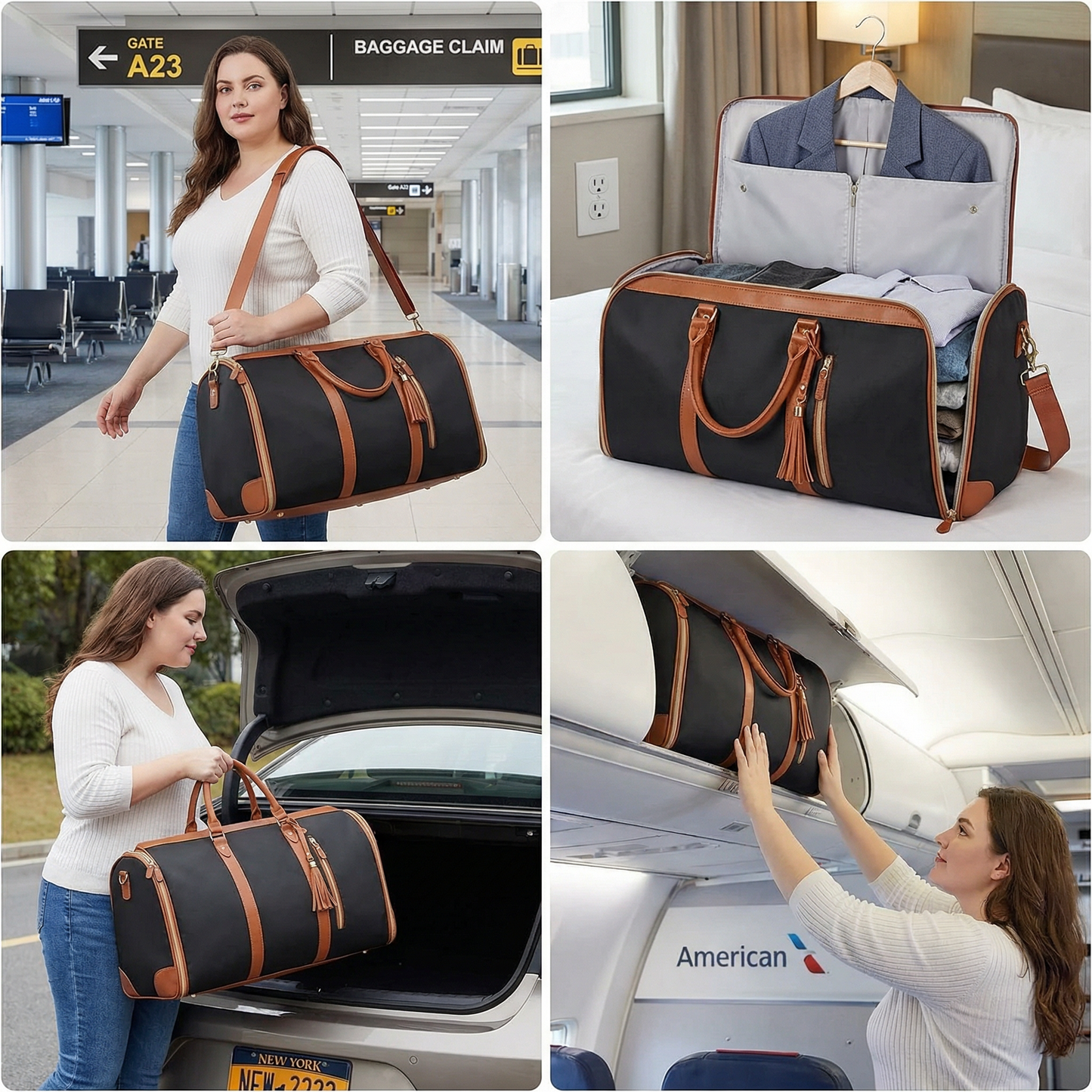 Travel Bag with Extra Space
