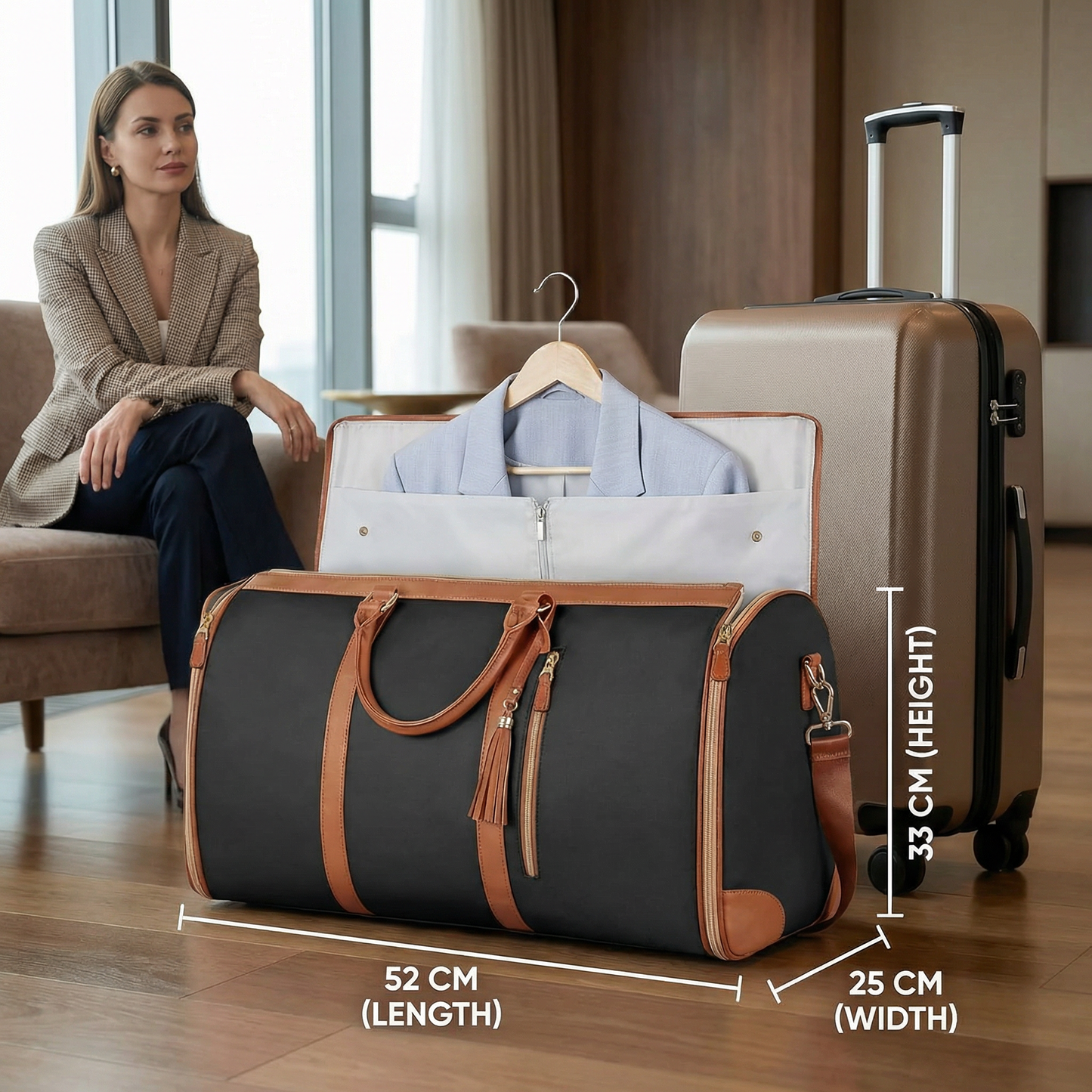 Travel Bag with Extra Space