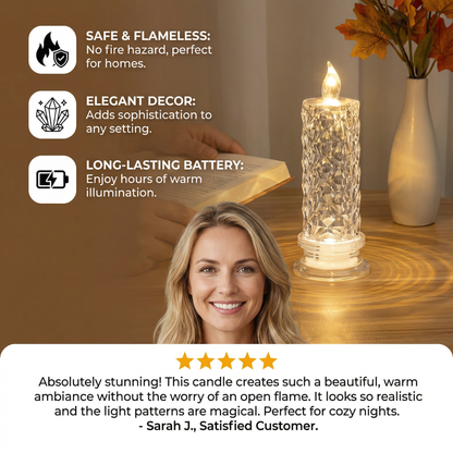 LED Crystal Candle Light