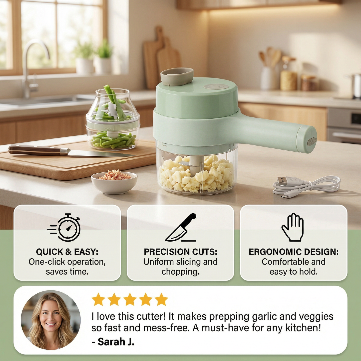 Electric Vegetable Cutter