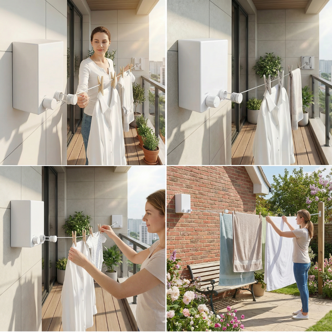 Practical Extendable Clothesline