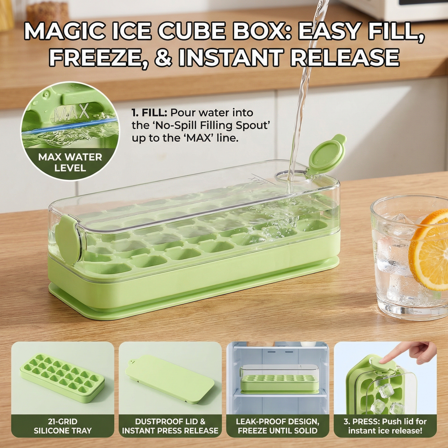 Magic Ice Cube Box