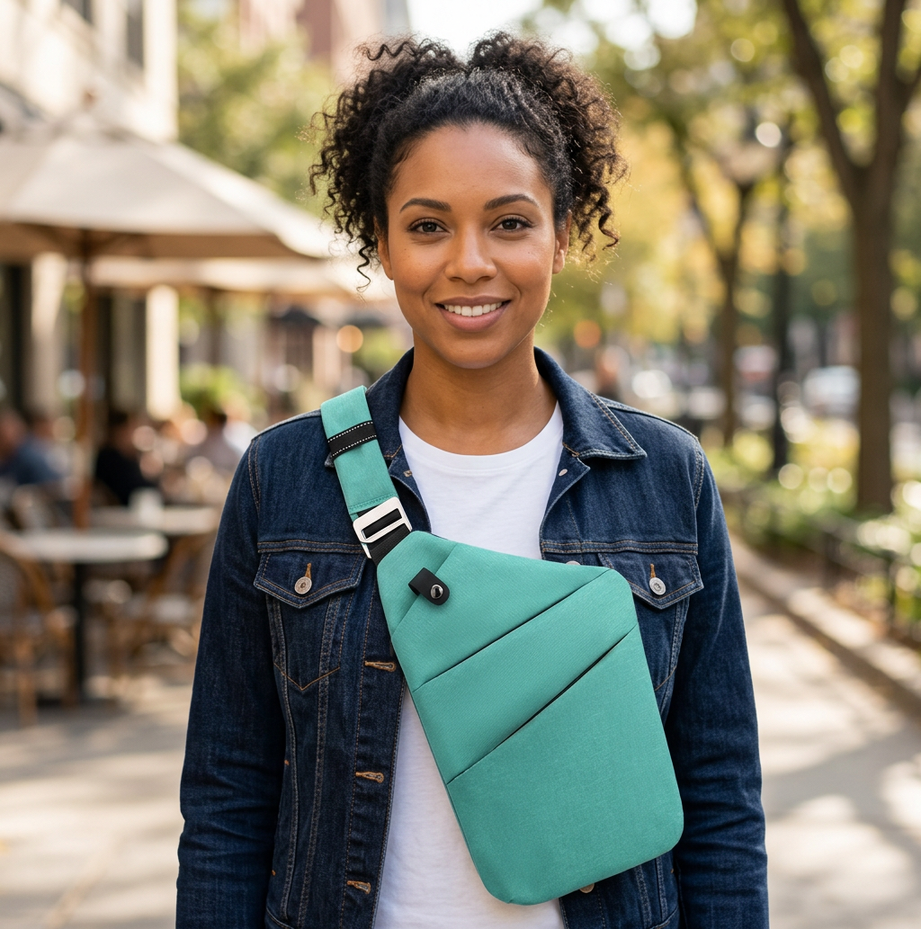 Anti-Theft Designer Crossbody Bag
