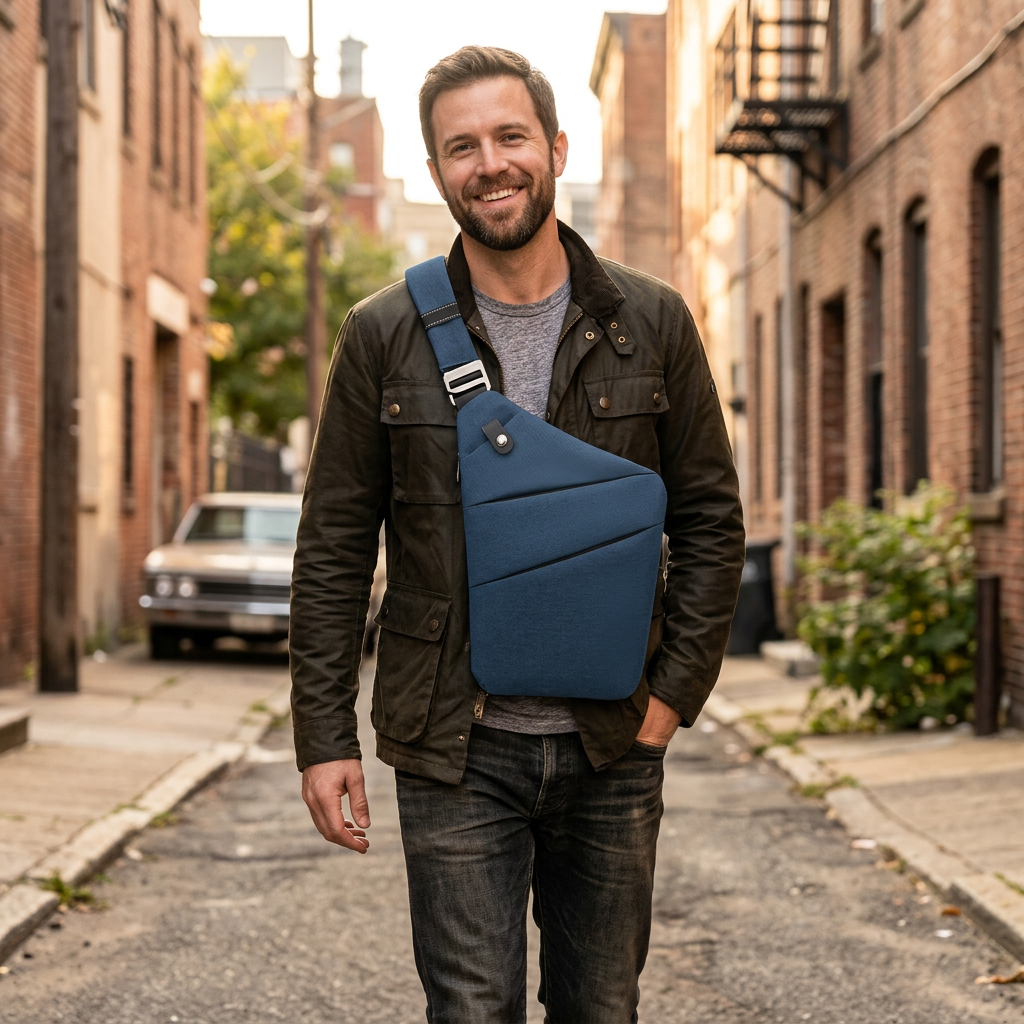 Anti-Theft Designer Crossbody Bag