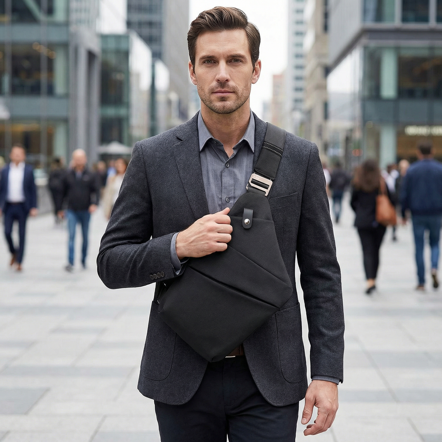 Anti-Theft Designer Crossbody Bag