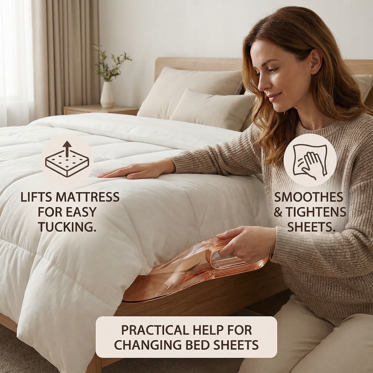 Practical Bed Sheet-Changing Helper