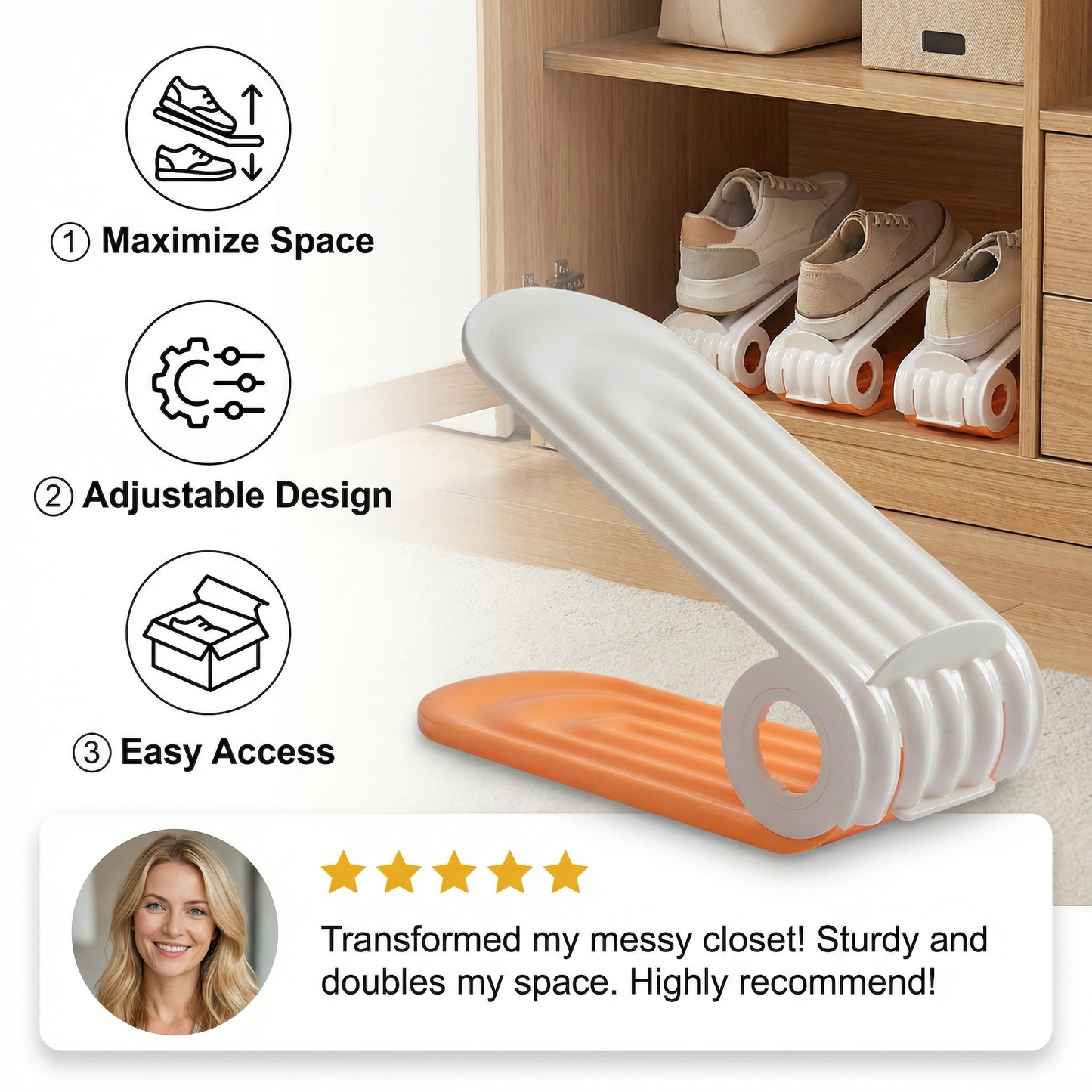 Shoe Organizer Practical Shoe Box Help