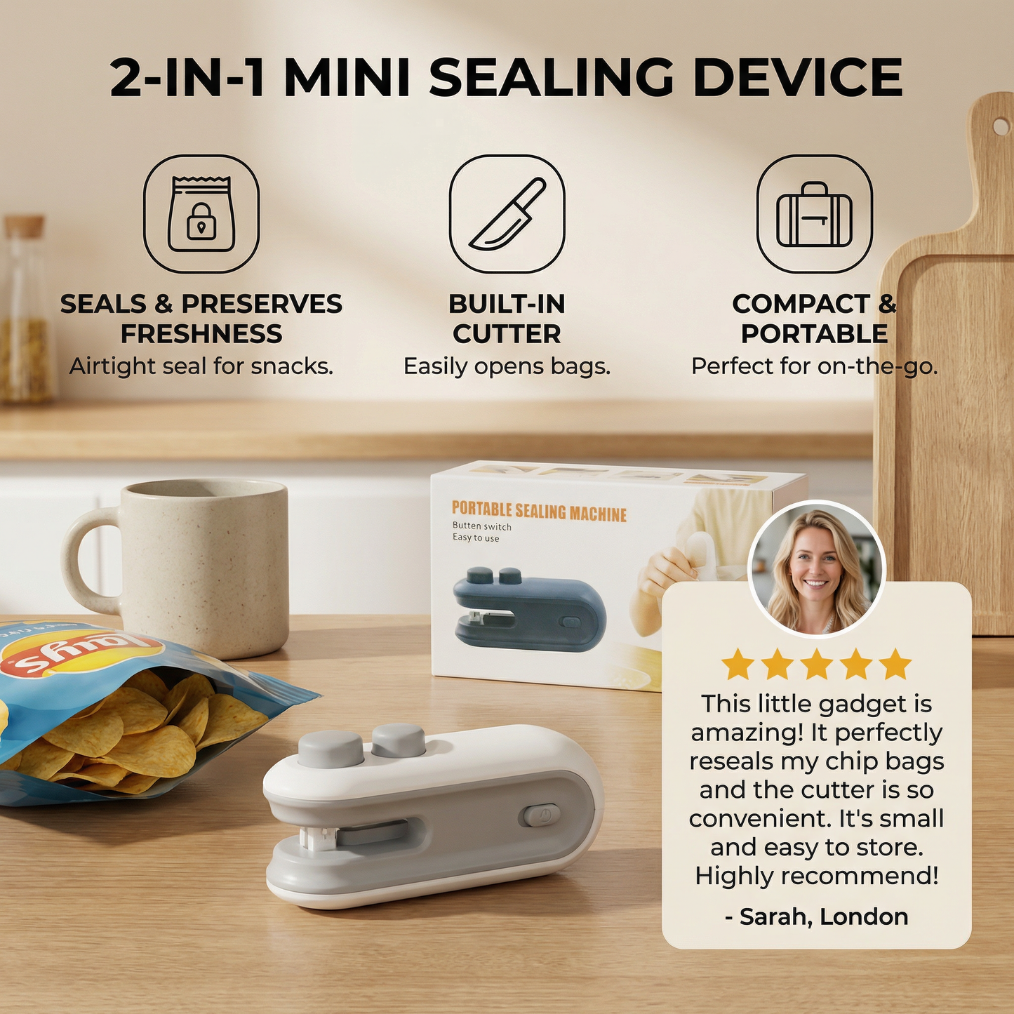 2-in-1 Mini Sealing Device