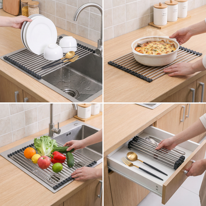 Roll-up Dish Drying Rack