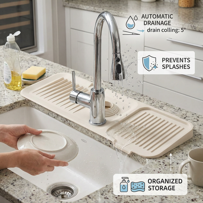 Silicone Splash Guard Sink Mat