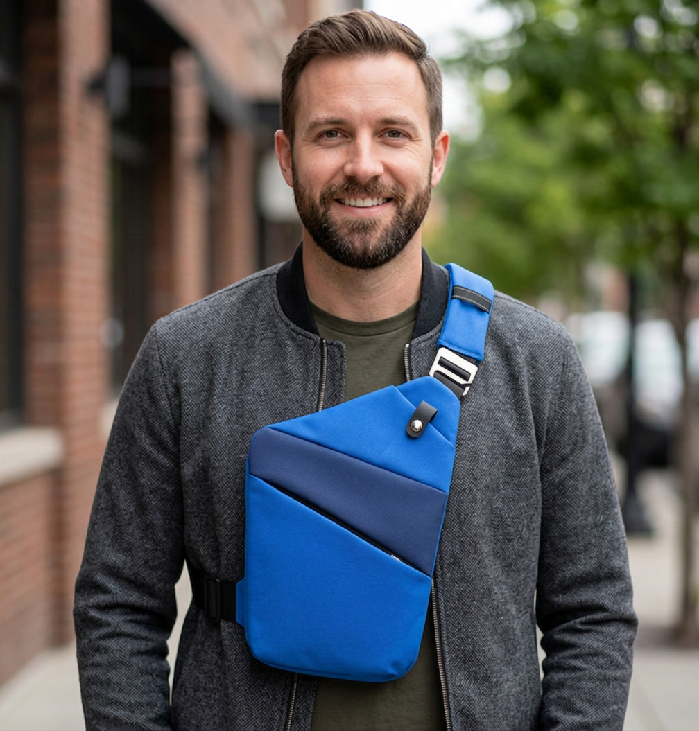 Anti-Theft Designer Crossbody Bag
