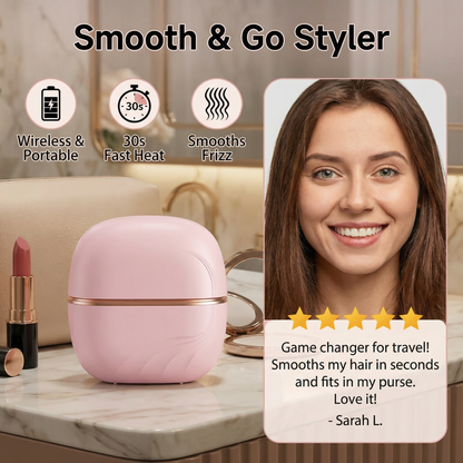 Smooth & Go Styler – The Wireless Hair Straightener for On-the-Go