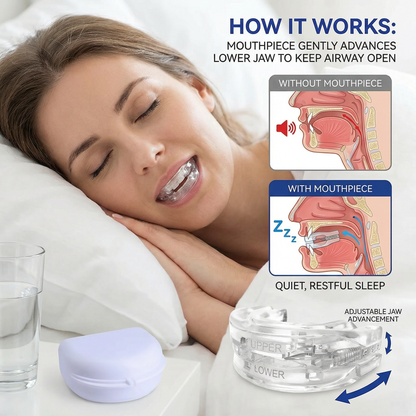 Adjustable Anti-Snoring Mouthpiece | Enjoy Quiet & Restful Sleep