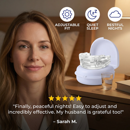 Adjustable Anti-Snoring Mouthpiece | Enjoy Quiet & Restful Sleep