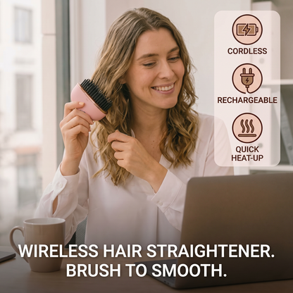 Smooth & Go Styler – The Wireless Hair Straightener for On-the-Go