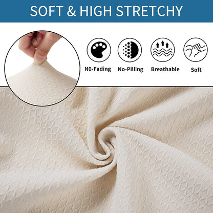 Waterproof Jacquard Chair Cushion Cover – Non-Slip & Easy Care