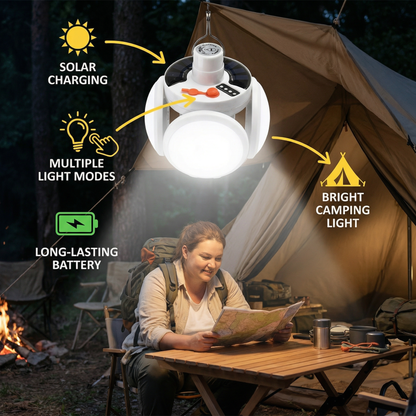 Practical Solar Outdoor and Camping Lamp
