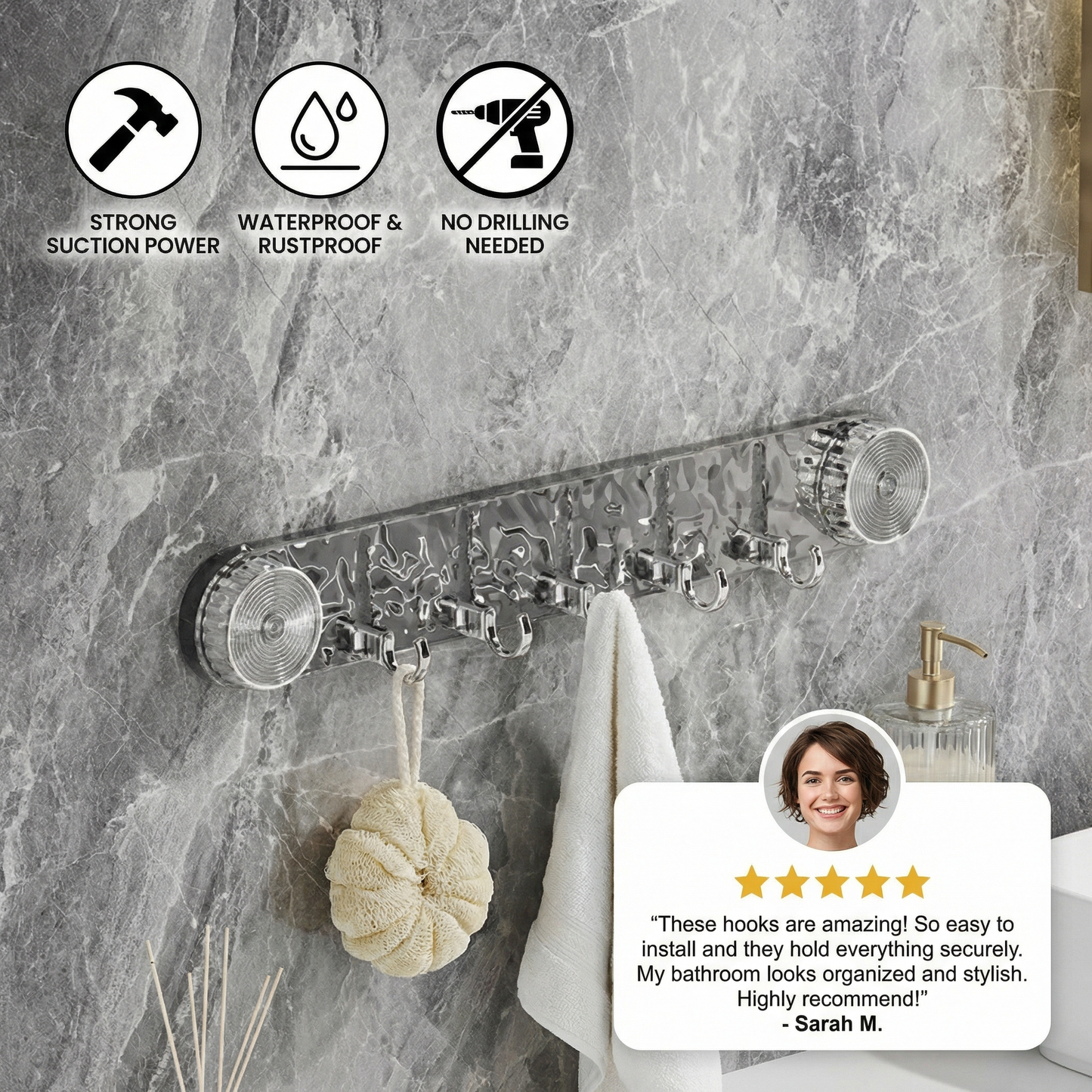 Practical Suction Cup Hooks