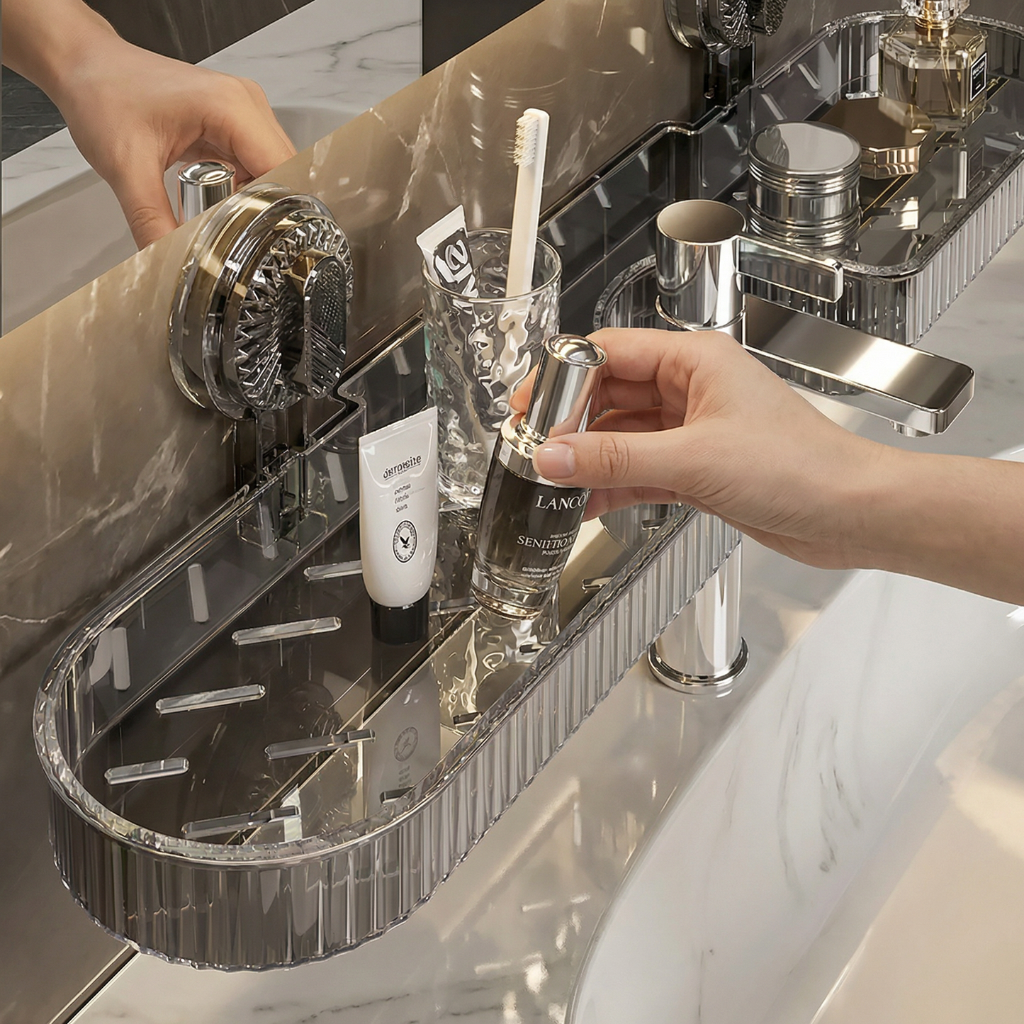 Suction Cup Sink Shelf