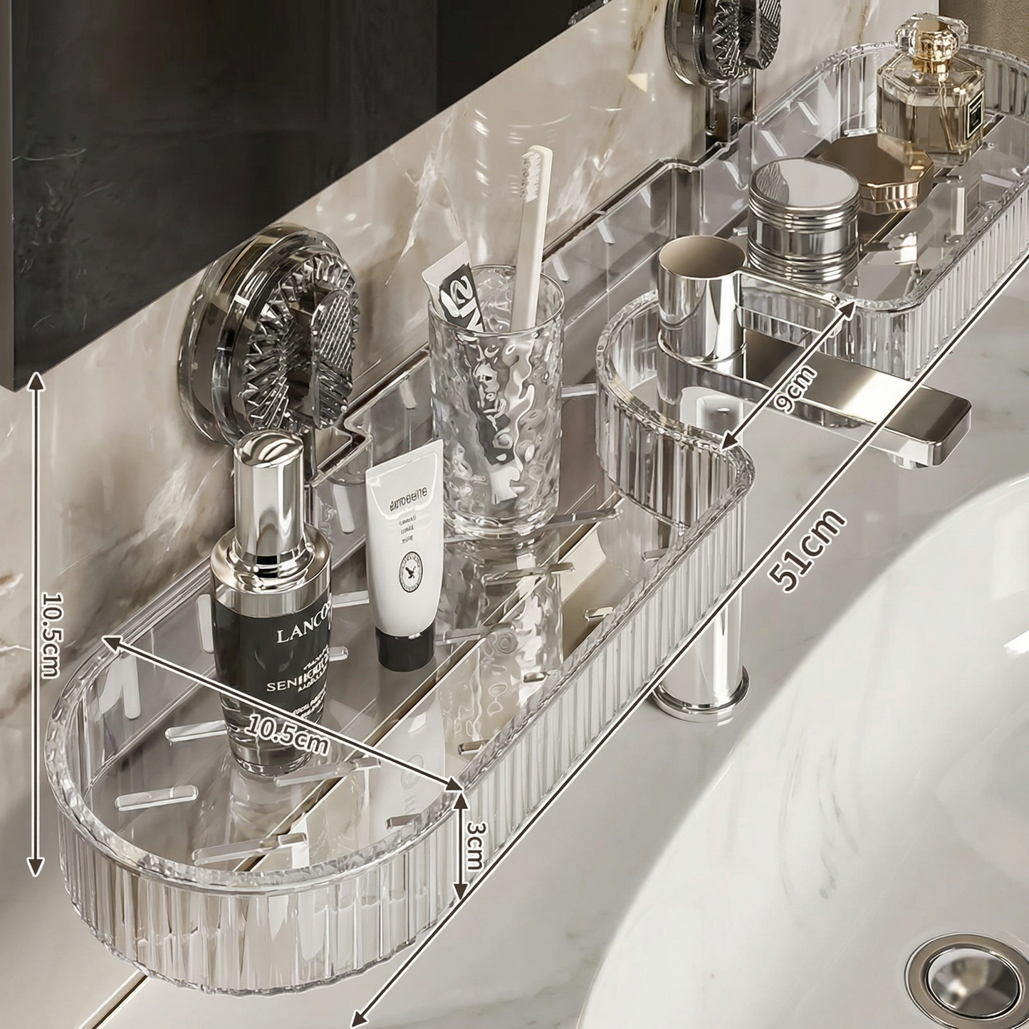 Suction Cup Sink Shelf