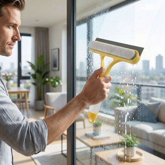 3-in-1 Multifunctional Glass Cleaning Rod