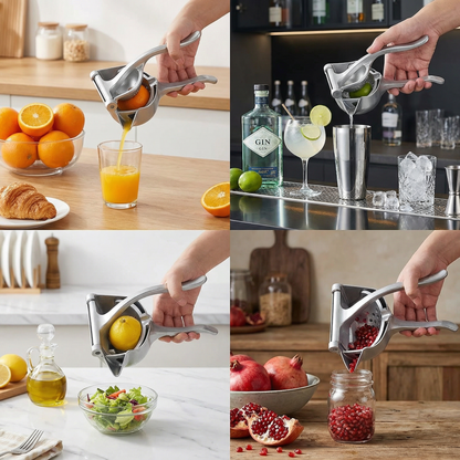 Aluminum Hand Juicer – Manual Press for Fruits & More