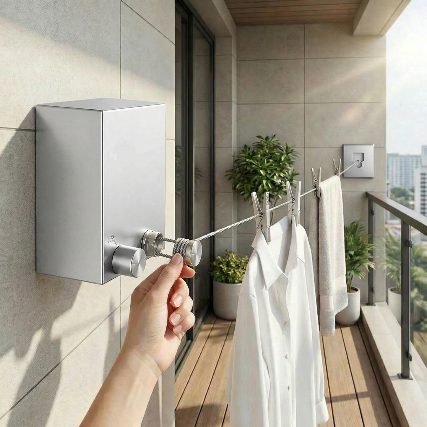 Practical Extendable Clothesline