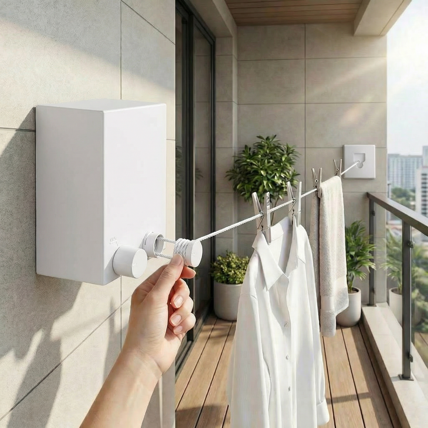 Practical Extendable Clothesline