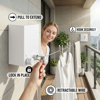 Practical Extendable Clothesline