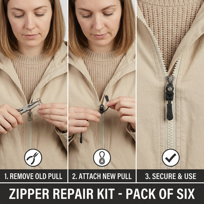 6-Pack Zipper Fixing Kit