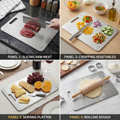 TitanPro – Premium cutting board made from German stainless steel