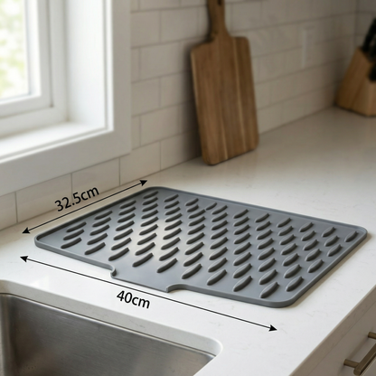 Angled Silicone Drip Mat – Heat Resistant and Non-Slip