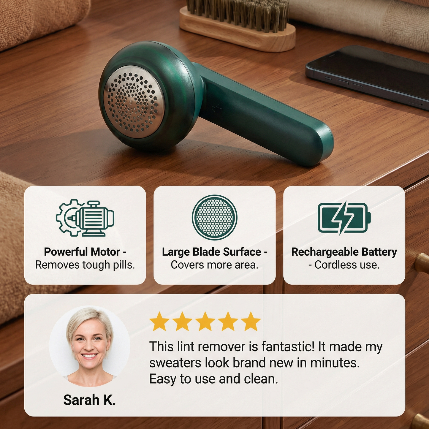 Cordless Lint Remover