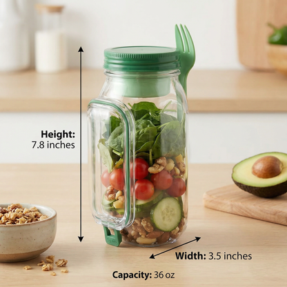 Snack Box To-Go with Side Flap – Leakproof & Portable