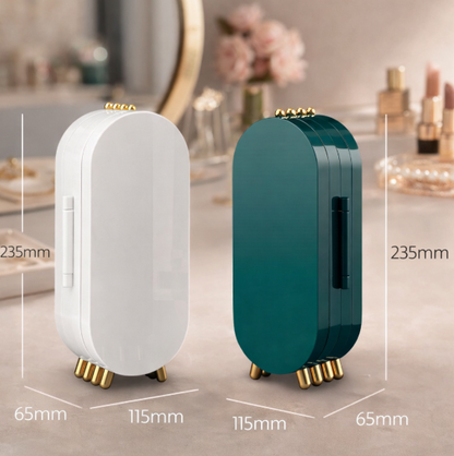 Elegant Jewelry Storage Box With Mirror