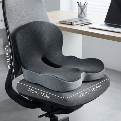 ComfortPlus Orthopaedic Seat Cushion with Pressure Relief Memory Foam